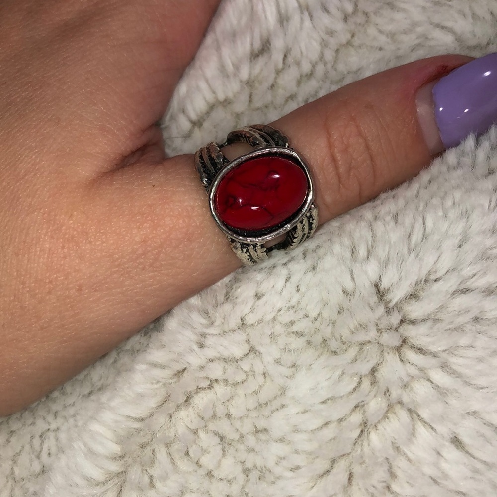 Set Of 3 Red Rings - Picture 2 of 5